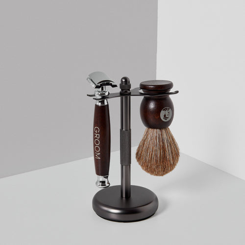 Shaving Brush and Razor Stand