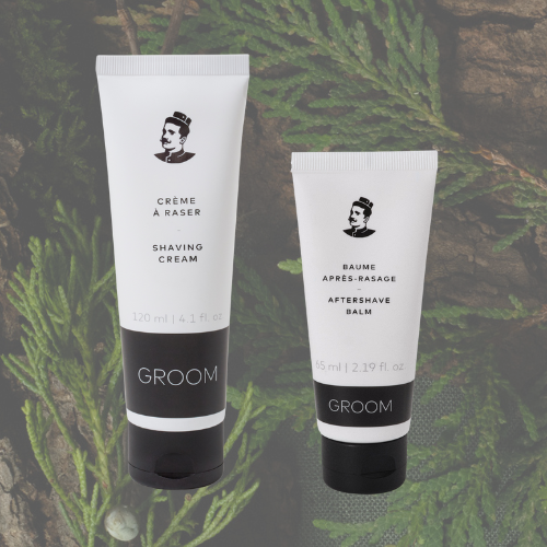 Crème à raser + Baume après-rasage