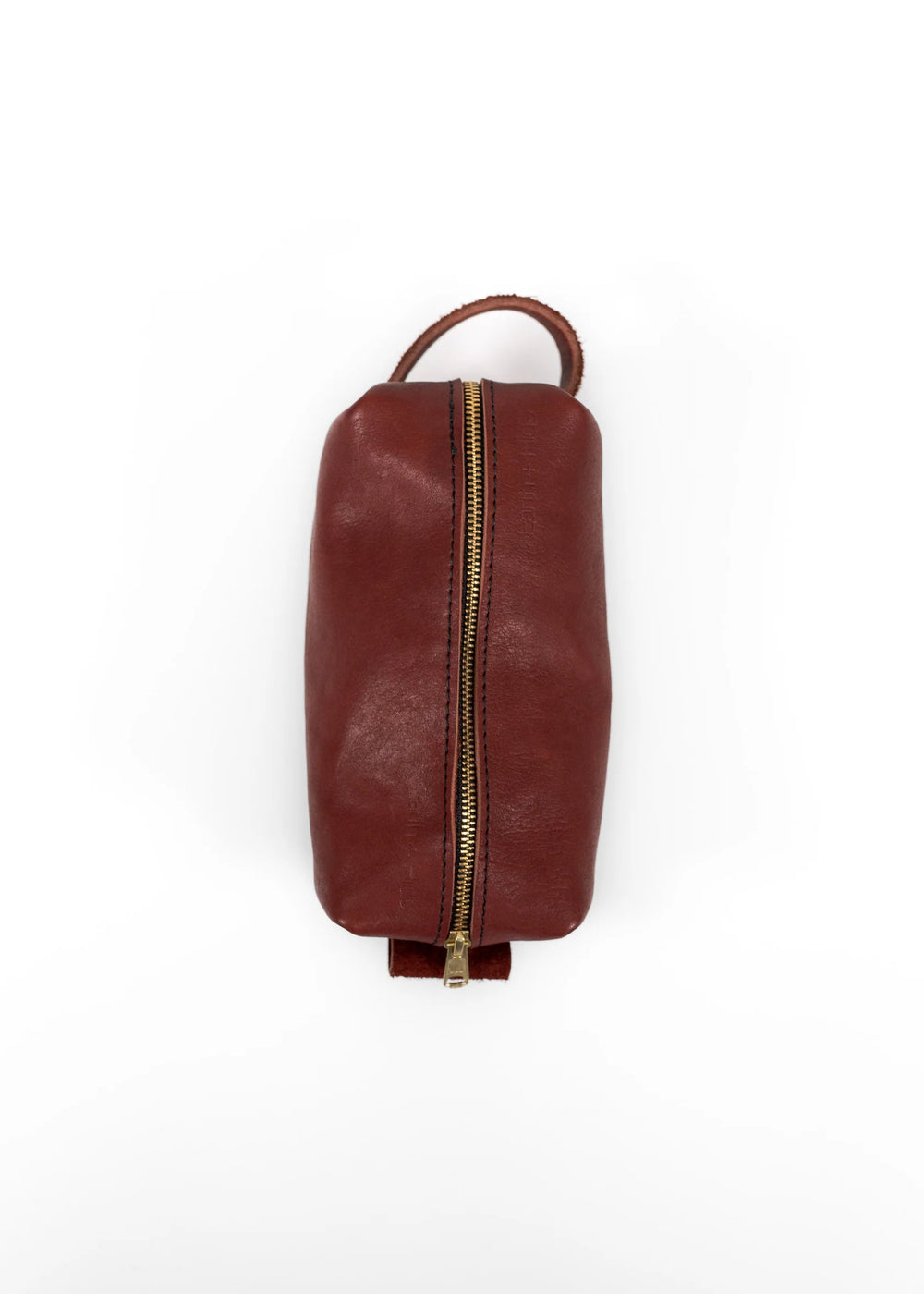 Trousse de toilette en cuir
